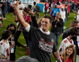 Tom Brady nach dem Super Bowl-Sieg