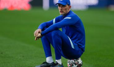 Thomas Tuchel beim Training von Chelsea.