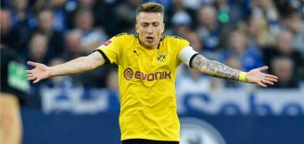 Auch Marco Reus höchstpersönlich kann es nicht fassen. Der BVB-Kapitän trifft wieder!