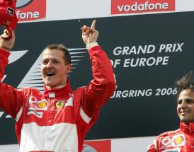 Michael Schumacher und Felipe Massa.