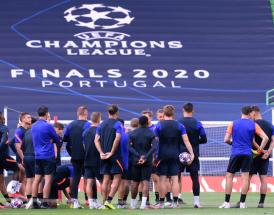 Die Mannschaft von RB Leipzig vor dem Spiel.