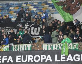 Wolfsburg Fans in der Europa League.