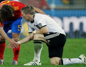 Puyol und Schweinsteiger