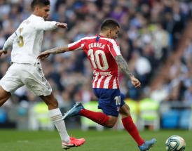 Atletico Madrid gegen Real Madrid.