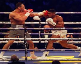 Der Kampf zwischen Klitschko und Joshua schafft es nicht in die Top-5.
