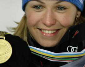 Magdalena Neuner ist die erfolgreichste WM-Teilnehmerin im Biathlon.