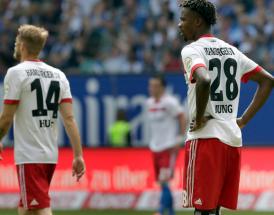 HSV-Spieler nach dem Abstieg. 