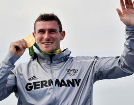 Brendel mit der Goldmedaille 