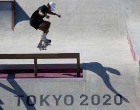 Skateboard ist eine der neuen Disziplinen. 