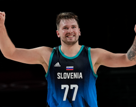 Luka Doncic bei Olympia.