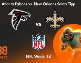 Atltanta Falcons vs. New Orleans Saints Tipp 