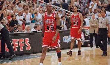 Michael Jordan und Scottie Pippen