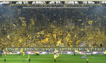 Gelbe Wand Borussia Dortmund.