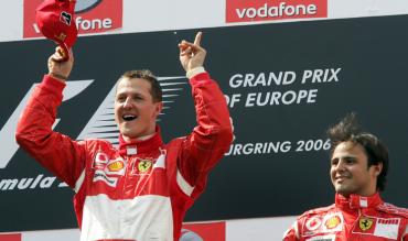 Michael Schumacher und Felipe Massa.