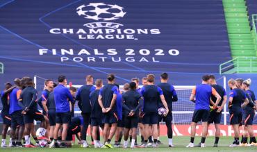 Die Mannschaft von RB Leipzig vor dem Spiel.