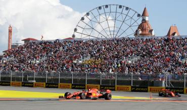 Ferrari beim Russland Grand-Prix.