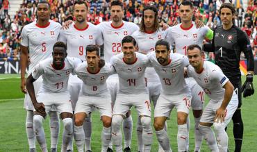 Die Schweitzer Nationalmannschaft.