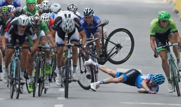 Tour de France Sturz