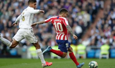Atletico Madrid gegen Real Madrid.