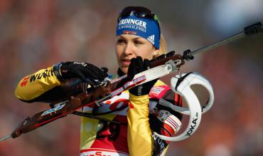 Sie ist die beste deutsche Biathletin aller Zeiten: Magdalena Neuner.