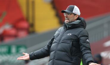 Jürgen Klopp an der Seitenlinie des Liverpool FC. 