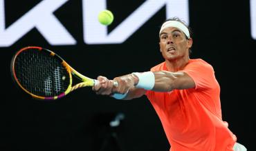 Rafael Nadal in seinem Element. 