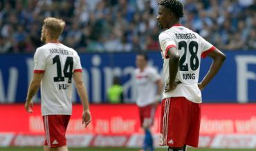 HSV-Spieler nach dem Abstieg. 