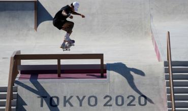 Skateboard ist eine der neuen Disziplinen. 
