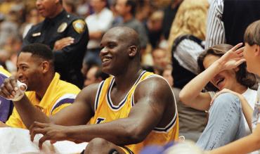 Shaquille O'Neal im Trikot der LA Lakers