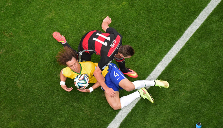 Klose bei der WM 2014 gegen Brasilien