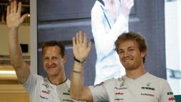 Nico Rosberg und Michael Schumacher zusammen bei Mercedes. 