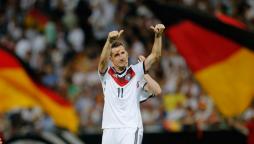 Miroslav Klose im Trikot der Nationalmannschaft. 