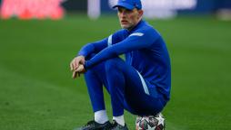 Thomas Tuchel beim Training seines Vereins Chelsea.