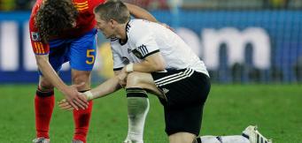 Puyol und Schweinsteiger