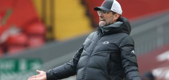 Jürgen Klopp an der Seitenlinie des Liverpool FC. 