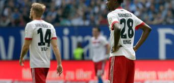 HSV-Spieler nach dem Abstieg. 