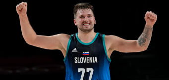 Luka Doncic bei Olympia.