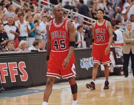 Michael Jordan und Scottie Pippen