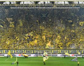 Gelbe Wand Borussia Dortmund.