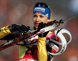 Sie ist die beste deutsche Biathletin aller Zeiten: Magdalena Neuner.