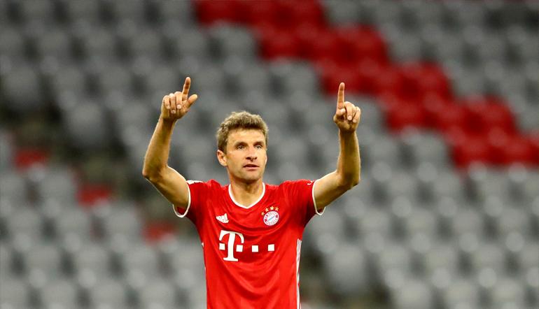 Thomas Müller im Trikot der Bayern